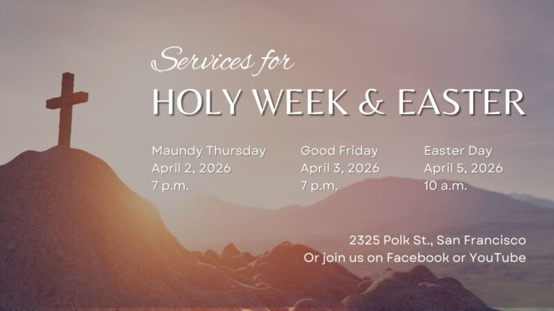 2026 Saint Paulus holy week & Easter